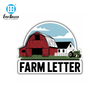 Autocollant de vinyle de clôture de ferme