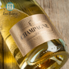 Étiquette de décalcomanie métallique de bouteille de champagne
