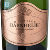 Étiquette de vin de bouteille de champagne en métal
