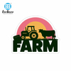 Autocollant de vinyle de clôture de ferme